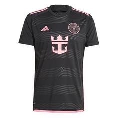 adidas Inter Miami CF 23/24 Auswärtstrikot Fußballtrikot Herren Black