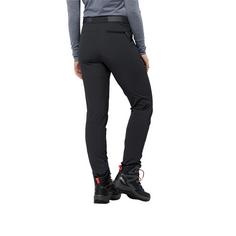 Rückansicht von Jack Wolfskin ZIEGSPITZ PANTS W Funktionshose Damen black