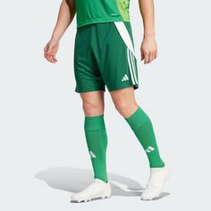 Rückansicht von adidas Tiro 24 Shorts Funktionsshorts Herren Team Dark Green / White