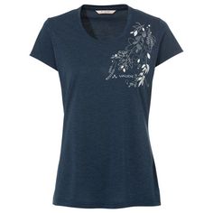 VAUDE SE Women's Abelia Print T-Shirt T-Shirt Damen dark sea