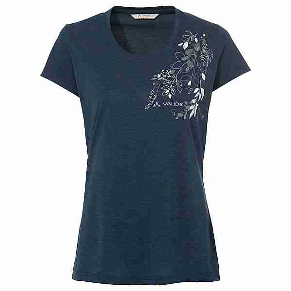 VAUDE SE Women's Abelia Print T-Shirt T-Shirt Damen dark sea