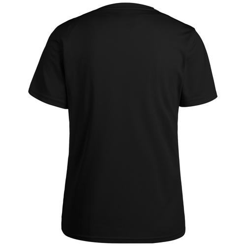 Rückansicht von Wilson Fundamentals Shooting T-Shirt Damen schwarz