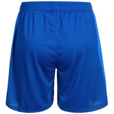 Rückansicht von Wilson Fundamentals Basketball-Shorts Damen blau