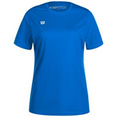 Wilson Fundamentals Shooting T-Shirt Damen blau