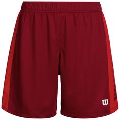 Wilson Fundamentals Basketball-Shorts Damen rot