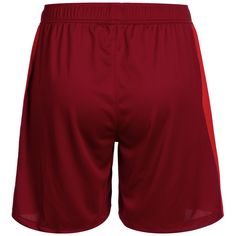 Rückansicht von Wilson Fundamentals Basketball-Shorts Damen rot