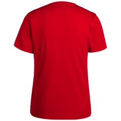 Rückansicht von Wilson Fundamentals Shooting T-Shirt Damen rot