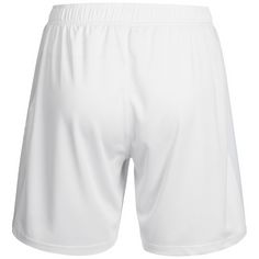 Rückansicht von Wilson Fundamentals Basketball-Shorts Damen weiß