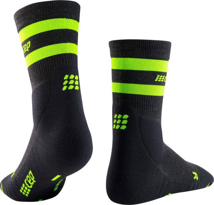 CEP CEP HIKING 80's COMPRESSION SOCKS MID CUT Socken Damen - stonegrey/green - 0 | SportScheck