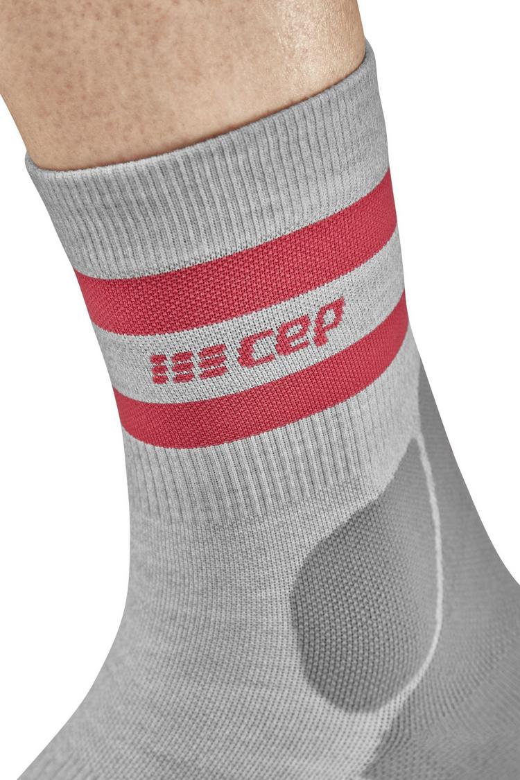 CEP CEP HIKING 80's COMPRESSION SOCKS MID CUT Socken Herren - light grey/red - 0 | SportScheck