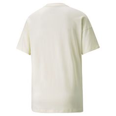 Rückansicht von PUMA T-Shirt T-Shirt Damen Weiß (Ivory Glow)