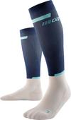 CEP THE RUN COMPRESSION SOCKS KNEE-HIGH Socken Damen - blue/off white
