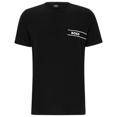 Boss T-Shirt T-Shirt Herren Schwarz