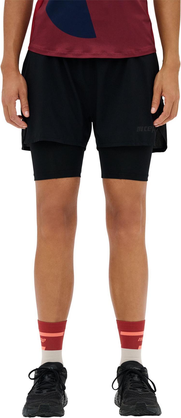 CEP CEP THE RUN SHORTS 2IN1 Funktionsshorts Damen - black - 0 | SportScheck