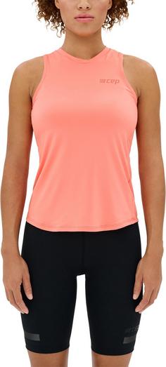 Rückansicht von CEP THE RUN TANK TOP Funktionstank Damen coral