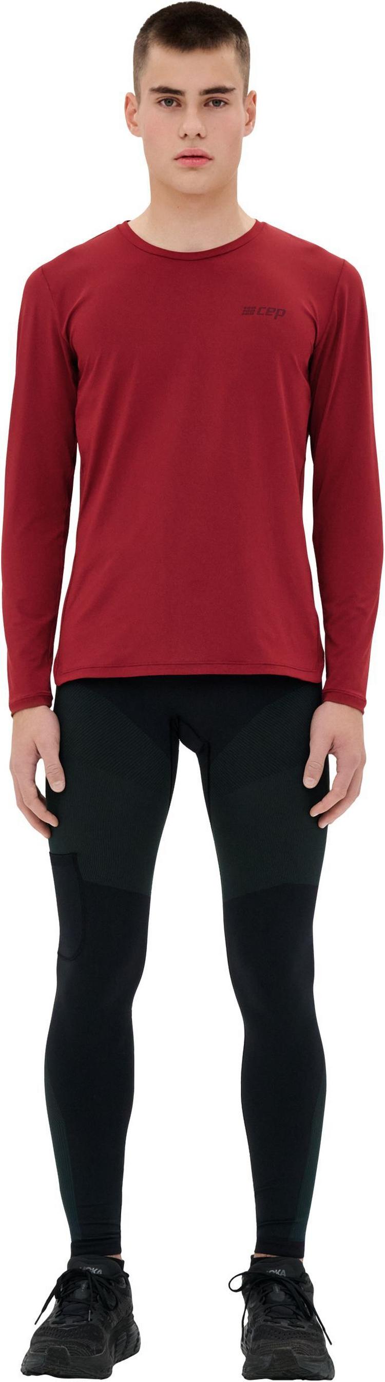 CEP CEP THE RUN SHIRT LONG SLEEVE Laufshirt Herren - dark red - 1 | SportScheck