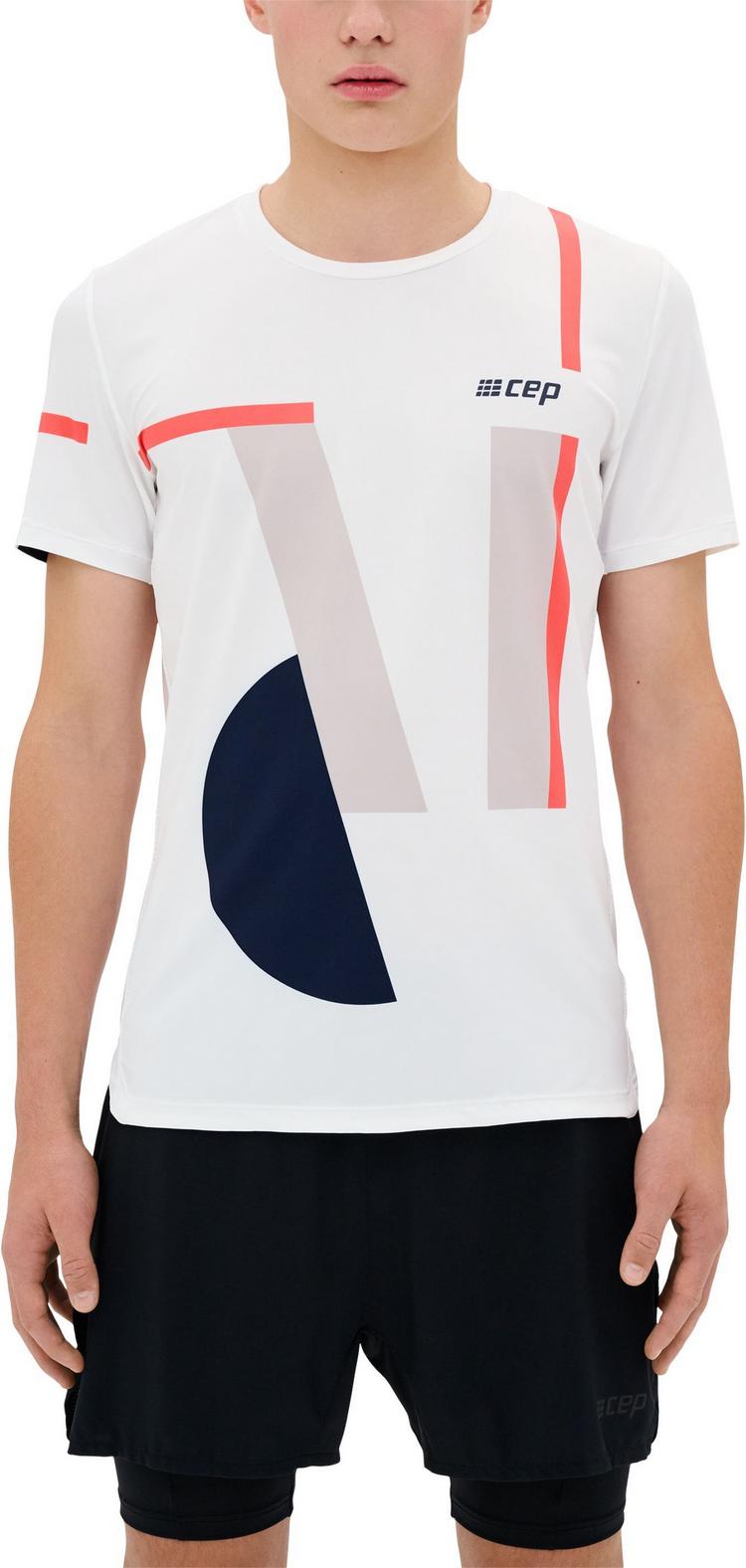CEP CEP THE RUN SHIRT SHORT SLEEVE Funktionsshirt Herren - white/geometrics - 1 | SportScheck