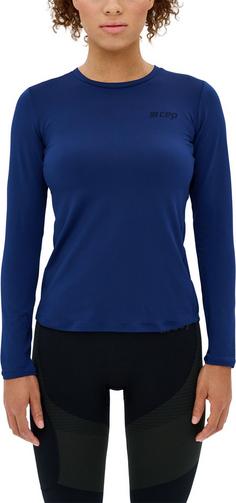 Rückansicht von CEP THE RUN SHIRT LONG SLEEVE Laufshirt Damen dark blue