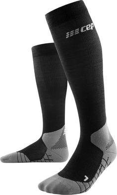 CEP LIGHT MERINO HIKING COMPRESSION SOCKS Wandersocken Damen black