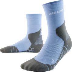 CEP LIGHT MERINO HIKING COMPRESSION SOCKS Wandersocken Herren light blue