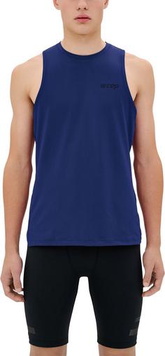 Rückansicht von CEP THE RUN TANK TOP Funktionstank Herren dark blue