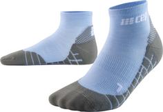 CEP LIGHT MERINO HIKING COMPRESSION SOCKS Wandersocken Damen light blue