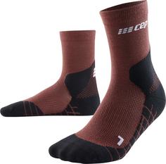 CEP LIGHT MERINO HIKING COMPRESSION SOCKS Wandersocken Herren brown