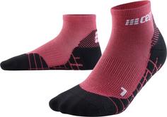 CEP LIGHT MERINO HIKING COMPRESSION SOCKS Wandersocken Damen berry