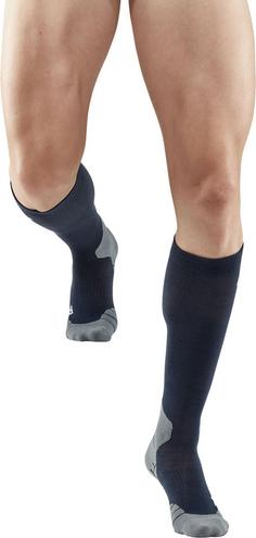 Rückansicht von CEP LIGHT MERINO HIKING COMPRESSION SOCKS Wandersocken Herren blue