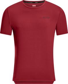 CEP THE RUN SHIRT SHORT SLEEVE Funktionsshirt Herren dark red