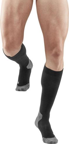 Rückansicht von CEP LIGHT MERINO HIKING COMPRESSION SOCKS Wandersocken Herren black