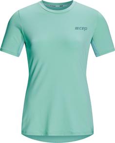 CEP THE RUN SHIRT SHORT SLEEVE Laufshirt Damen light blue