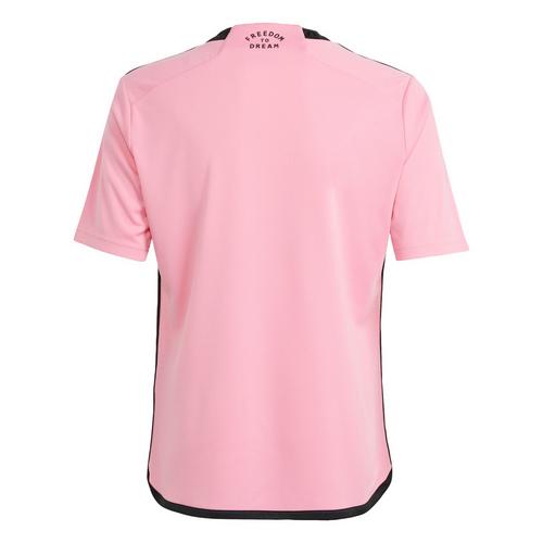 Rückansicht von adidas Inter Miami CF 24/25 Kids Heimtrikot Fußballtrikot Kinder Easy Pink