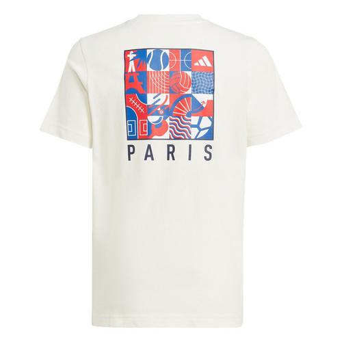 Rückansicht von adidas Graphic Kids T-Shirt T-Shirt Kinder Off White