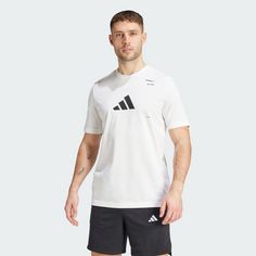 Rückansicht von adidas Handball Category Graphic T-Shirt T-Shirt Herren White