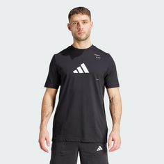 Rückansicht von adidas Handball Category Graphic T-Shirt T-Shirt Herren Black