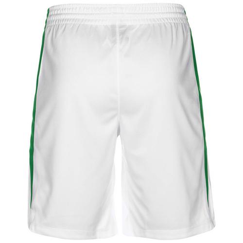 Rückansicht von Nike Team Stock 20 Basketball-Shorts Herren weiß / grün