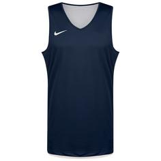 Nike Team Basketball Reversible Basketballtrikot Herren dunkelblau / weiß