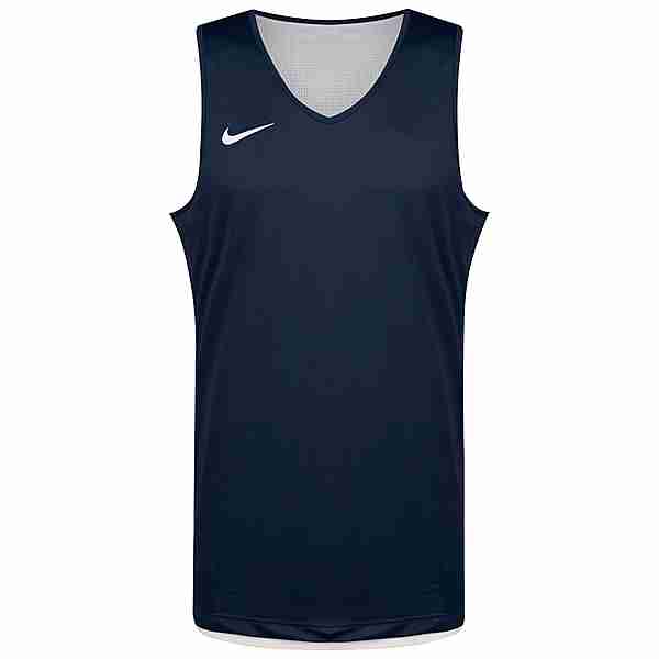 Nike Team Basketball Reversible Basketballtrikot Herren dunkelblau / weiß