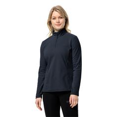 Rückansicht von Jack Wolfskin TAUNUS HZ W Fleecepullover Damen night blue