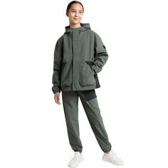 Rückansicht von Jack Wolfskin TEEN 2L JACKET Y Funktionsjacke Kinder slate green