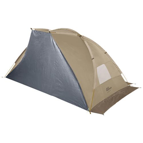 Rückansicht von Jack Wolfskin BEACH SHELTER III Tarp white pepper