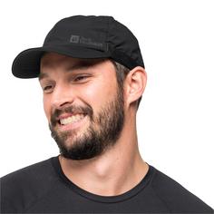 Rückansicht von Jack Wolfskin STRAP CAP Cap black