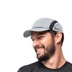 Rückansicht von Jack Wolfskin VENT CAP Stirnband silver grey