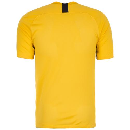 Rückansicht von Nike Dri-FIT Striker V Fußballtrikot Herren gelb / schwarz