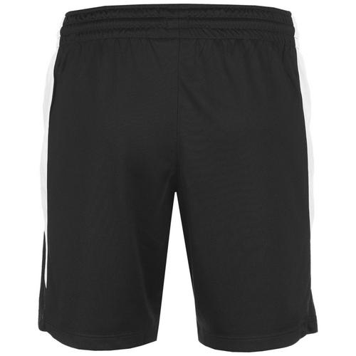 Rückansicht von Nike Team Basketball Stock Basketball-Shorts Damen schwarz / weiß