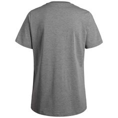 Rückansicht von Wilson Fundamentals Cotton T-Shirt Damen grau / rot