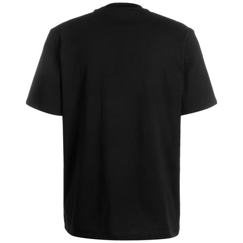 Rückansicht von Wilson Fundamentals Cotton Basketball Shirt Herren schwarz / rot