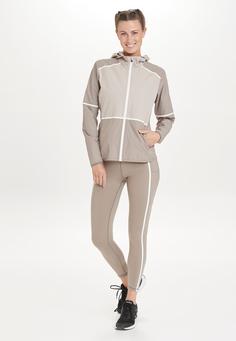 Rückansicht von Endurance Flothar Laufjacke Damen 3139 Driftwood