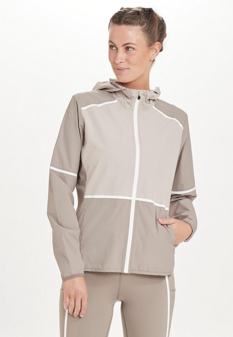 Endurance Endurance Flothar Laufjacke Damen - 3139 Driftwood - 1 | SportScheck